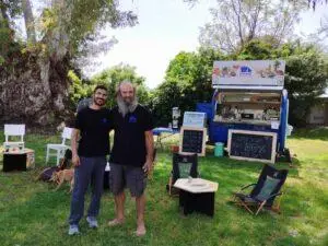 בלו טראק עגלת קפה קיבוץ שדה נחמיה