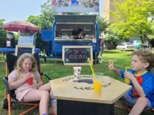 בלו טראק עגלת קפה קיבוץ שדה נחמיה